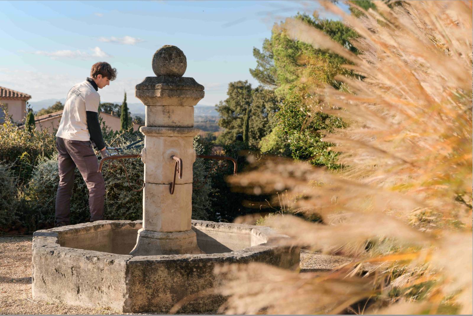 Création de jardin de prestige vers Oppède