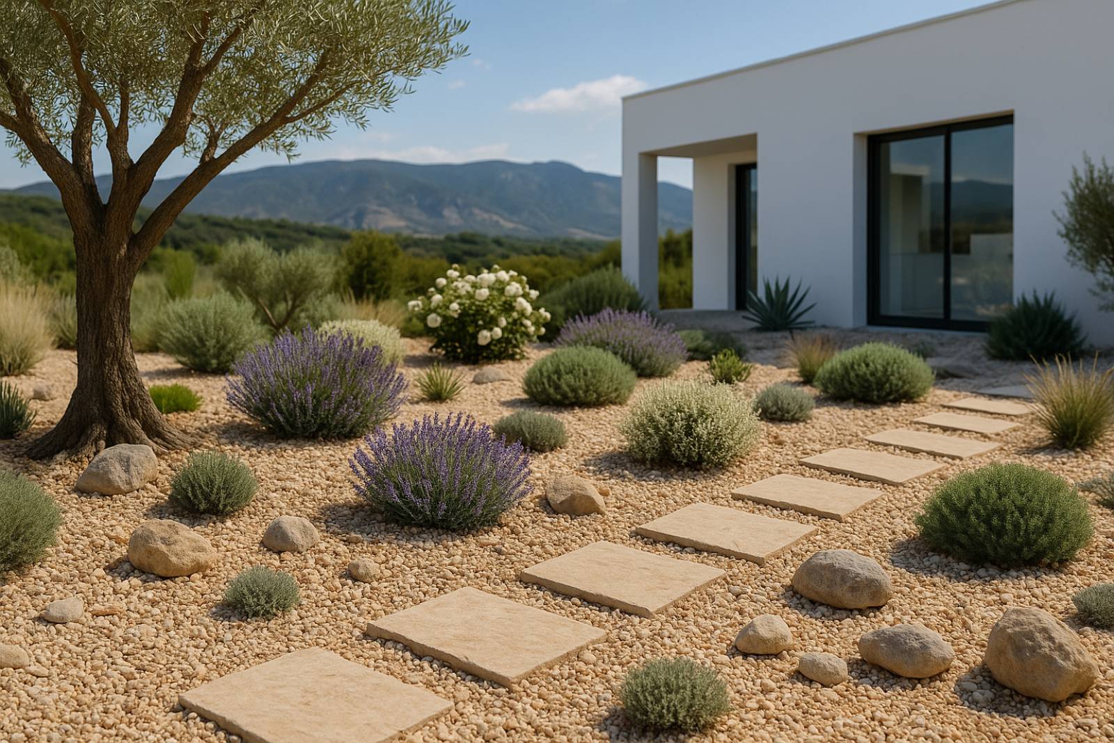 Spécialiste de la création de jardin sec écoresponsable dans le Lubéron